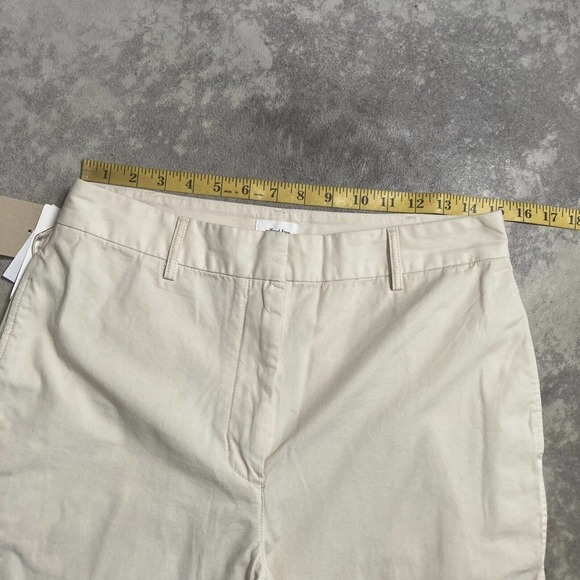 Wilfred Free Pants Womens 10 High Waist Ascendant‎ Utility Beige Cotton Sequoia - Picture 2 of 12